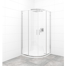 Zuhanysarok negyedkör 90x90 cm SAT TEX SATBKTEXS90CRT kád, zuhanykabin