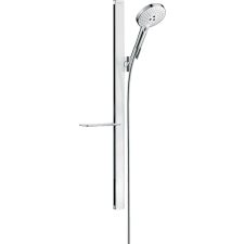 Zuhanyszett Hansgrohe Raindance Select S polccal fehér / króm 27648400 csaptelep