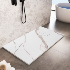  Zuhanytálca Magnum CARRARA WHITE 80x100 kád, zuhanykabin