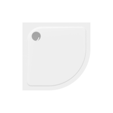  Zuhanytálca negyedkörös SAT Project 100x100 cm öntött márvány fehér SATSVPRO100S kád, zuhanykabin