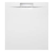 Zuhanytálca négyszögletes Polysan Kazuko 100x90 cm öntött márvány fehér 40336 kád, zuhanykabin