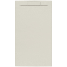 Zuhanytálca négyszögletes SAT Fusion 100x90 cm öntött márvány beige SATFU10090BE kád, zuhanykabin