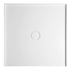 Zuhanytálca négyzet Polysan MIRAI 90x90 cm öntött márvány fehér 73185 kád, zuhanykabin