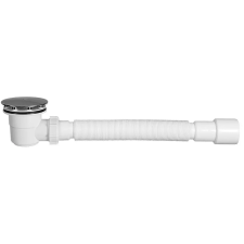  Zuhanytálca szifon Ø60 mm krómozott, kivehető bűzzárral jollyflexszel (Zuhanytálca szifon Ø60 mm) kád, zuhanykabin