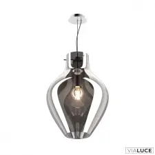 Zuma Line Füst 1 ágú függeszték, E27, Bresso, ZUMA-P19066A-D38 világítás