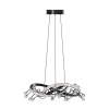 ZUMA Maia fekete-átlátszó LED kristály függesztett lámpa (ZU-MD3481-1S-3BCT) LED 1 izzós IP20