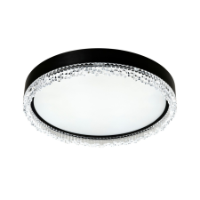 ZUMA Regi fekete LED mennyezeti lámpa (ZU-FM2304400R-MB) LED 1 izzós IP20 világítás
