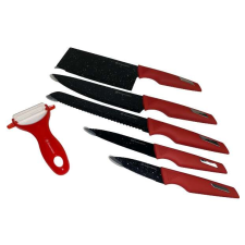 Zurrichberg 6 részes késkészlet - Piros színben kés és bárd