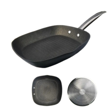 Zurrichberg ZBP 2010 KOVÁCSOLT ALUMINIUM GRILLSERPENYŐ 24 x 24 CM MEGASTONE BEVONAT edény