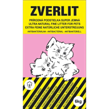 Zverlit macskaalom bentonit 0-1mm rózsaszín 6kg macskaalom