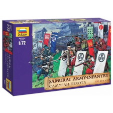  Zvezda 1:72 Samuray Army-Infantry XVI-XVII A.D. (8017) makett
