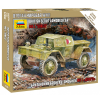 Zvezda British Armored Car Daimler Mk-1 makett 1:100 (6229Z)