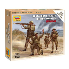  Zvezda British Infantry /1939-42/  makett figura 1:72 (6166) makett
