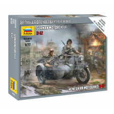 Zvezda German Motorcycle R-12 makett 1:72 (6142Z) makett