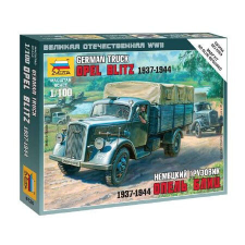  Zvezda German Truck Opel Blitz /1937-1944/  1:100 makett harcjármű (6126) makett