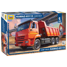  Zvezda Kamaz 65115 dump truck  1:35 makett teherautó (3650) makett