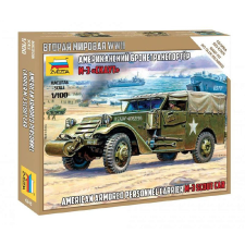  Zvezda M-3 Scout Car  1:100 makett harcjármű (6245) makett