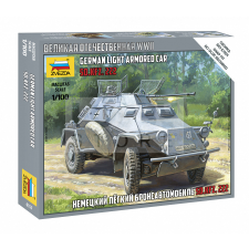 Zvezda Sd.Kfz.222 Armored Car makett 1:100 (6157Z) makett