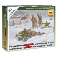  Zvezda Soviet Machine-gun w/Crew 1:72 (6220) makett