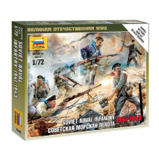  Zvezda Soviet Naval Infantry  makett figura 1:72 (6146) makett