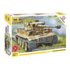 Zvezda Tiger I German Tank makett 1:72 (5002Z) makett
