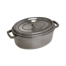 zwilling Staub La Cocotte 31cm Sütőedény ovális - Grafitszürke edény