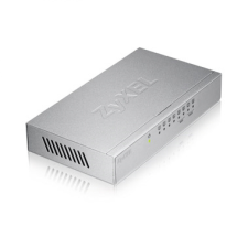 ZyXEL 8-port 10/100/1000Mbps Gigabit Ethernet switch, desktop, metal housing hub és switch