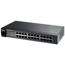 ZyXEL ES1100-24E hálózati kapcsoló Beállítást nem igénylő (unmanaged) Fekete (ES1100-24E-EU01F) hub és switch