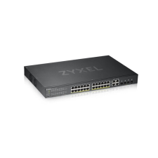 ZyXEL GS1920-24HPv2 28port GbE LAN PoE (375W) L2 menedzselhető switch hub és switch