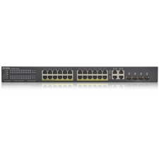 ZyXEL GS1920-24HPv2 PoE rack switch hub és switch