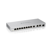 ZyXEL XGS1250-12 8xGbE LAN 3xMulti-Gig 1/2.5/5/10G LAN 1x 10G SFP+ port web menedzselhető Multi-Gigabit Switch hub és switch