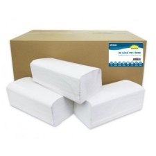  ZZ White S kézi papírtörlők 1 rétegű, 250 lap, fehér, 20 db higiéniai papíráru